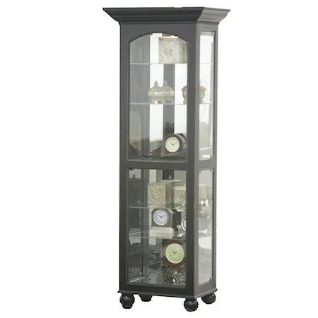 Magnetic Glass Door Curio Cabinet